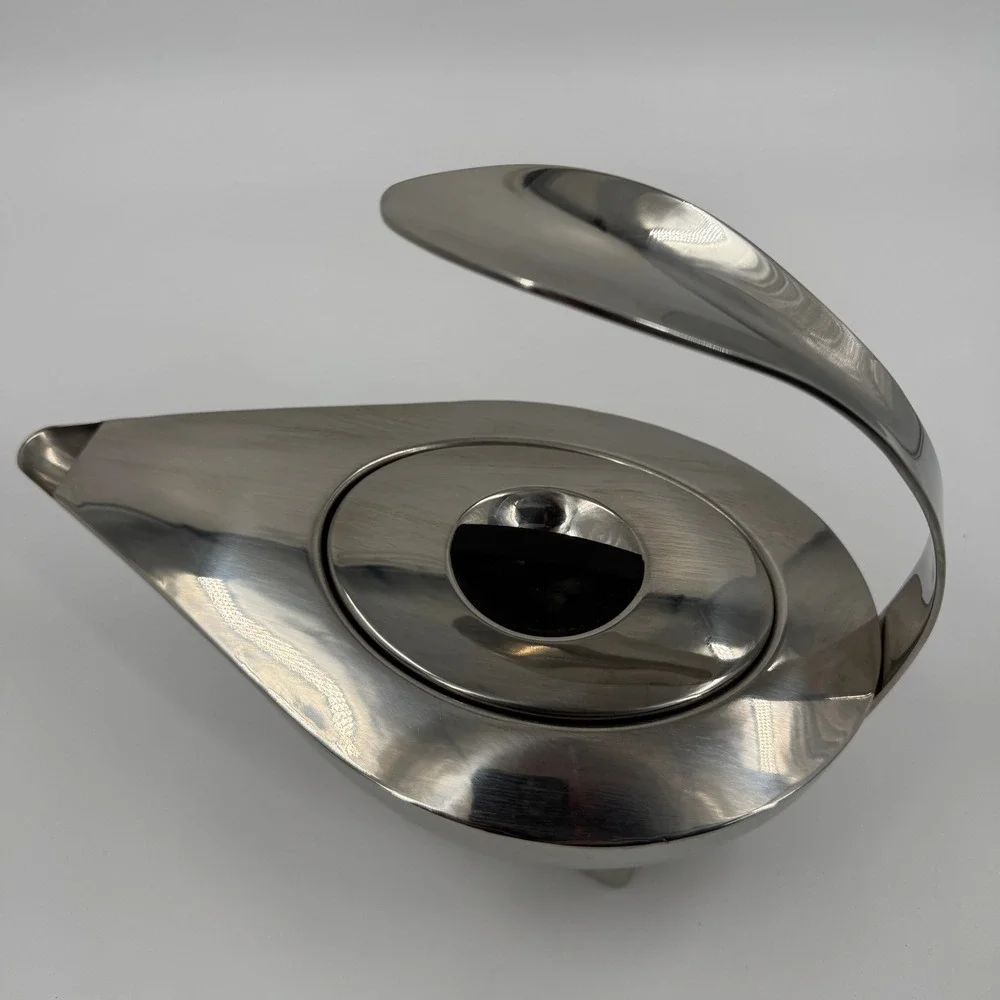 Bodum Naoko Teapot Stainless Steel‎ Carsten Jorgensen Design Genie Lamp MCM